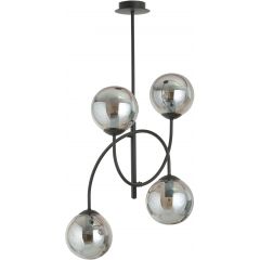 Emibig Archi 12874B lampa podsufitowa 4x10 W czarna