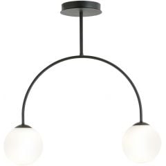 Emibig Archi 12882 lampa podsufitowa 2x10 W czarna