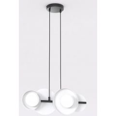 Emibig Model 4 BL White 14874 lampa wisząca 4x8 W biała