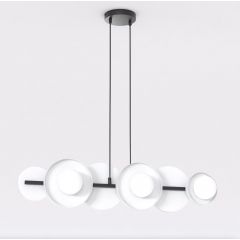 Emibig Model 6 BL White 14876 lampa wisząca 6x8 W biała