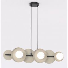 Emibig 6 BL Mokka 14886 lampa wisząca 6x8 W coffe