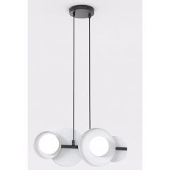 Emibig 4 BL Gray 14894 lampa wisząca 4x8 W szary/popielaty