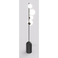 Emibig Etno 1503LP4 lampa stojąca 4x8 W czarna