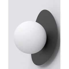 Emibig Ovo 1527K1 kinkiet 1x8 W czarny