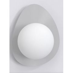 Emibig Ovo 1530K1 kinkiet 1x8 W szary