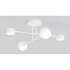 Emibig Holon 15594 lampa podsufitowa 4x8 W biała