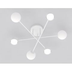 Emibig Halon 15596 lampa podsufitowa 6x8 W biała