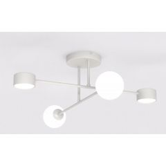 Emibig Holon 15604 lampa podsufitowa 4x8 W szara