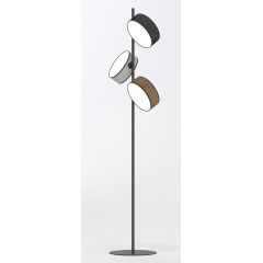 Emibig Drumz 1566LP3 lampa stojąca 3x10 W czarna-szara-beżowa