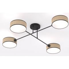 Emibig Maga 15714 lampa podsufitowa 4x10 W beżowa