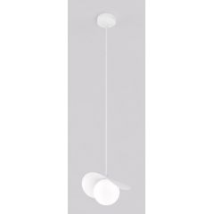 Emibig Ritual 15841 lampa wisząca 1x8 W biała