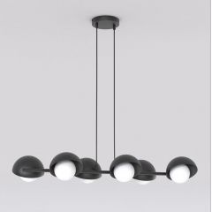 Emibig Boom 15896 lampa wisząca 6x8 W czarna