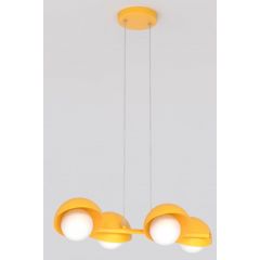 Emibig Boom 15914 lampa wisząca 4x8 W pomarańczowa