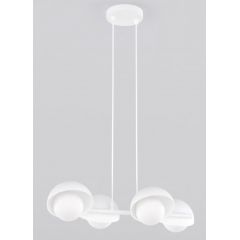 Emibig Boom 15924 lampa wisząca 4x8 W biała