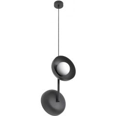 Emibig Vanila 15952 lampa wisząca 2x8 W czarna