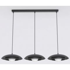 Emibig Skin 16033 lampa wisząca 3x8 W czarna