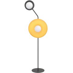 Emibig Kiss 1610LP2 lampa stojąca 2x8 W czarna-pomarańczowa