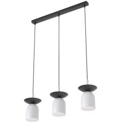 Emibig Ego 16113 lampa wisząca 3x8 W czarna