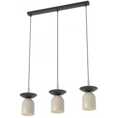 Emibig Ego 16123 lampa wisząca 3x10 W czarna-cappuccino