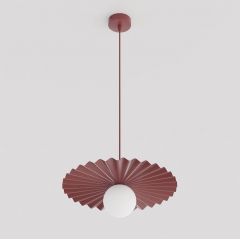 Emibig Umbra 17291 lampa wisząca 1x8 W burgund