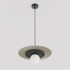 Emibig Umbra 17311 lampa wisząca 1x8 W czarna-brązowa