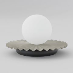 Emibig Umbra 1731LN1 lampa stołowa 1x8 W czarna-brązowa