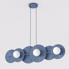 Emibig Umbra 18276 lampa wisząca 6x8 W niebieska