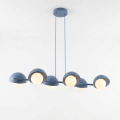 Emibig Boom 18336 lampa wisząca 6x8 W niebieska