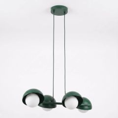 Emibig Boom 18356 lampa wisząca 4x8 W zielona