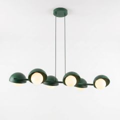Emibig Boom 18358 lampa wisząca 6x8 W zielona