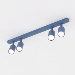 Emibig Flash 18364 lampa podsufitowa 4x10 W niebieska