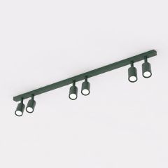 Emibig Flash 18386 lampa podsufitowa 6x10 W zielona