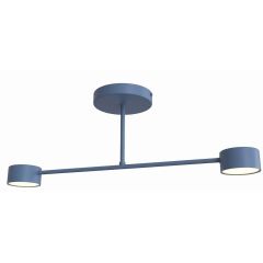 Emibig Halo 18392 lampa podsufitowa 2x10 W niebieska