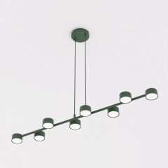 Emibig Megara 18448 lampa wisząca x10 W zielona