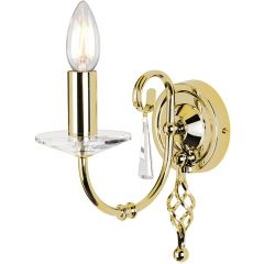 Elstead Lighting Aegean AG1POLBRASS kinkiet 1x60 W mosiądz
