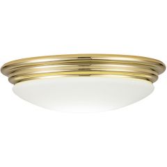 Elstead Lighting Brompton BATHBROMPTONFPB plafon 1x5.7 W mosiądz