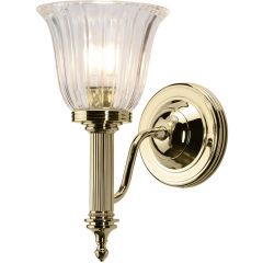 Elstead Lighting Carroll BATHCARROLL1PB kinkiet 1x3 W mosiądz