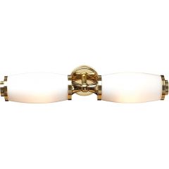 Elstead Lighting Eliot BATHELIOT2PB kinkiet 2x3 W mosiądz