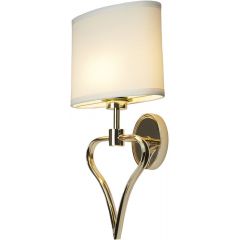 Elstead Lighting Falmouth BATHFALMOUTHFG kinkiet 2x3 W biały-złoty