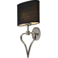 Elstead Lighting Falmouth BATHFALMOUTHPC kinkiet 2x3 W czarny-chrom