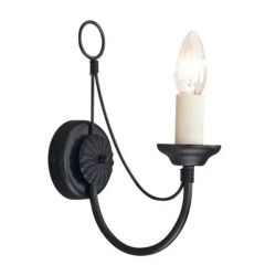 Elstead Lighting Carisbrooke CB1BLACK kinkiet 1x60 W czarny