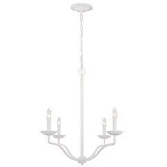 Elstead Lighting Annie FEANNIE4PSW lampa wisząca 4x40 W biała