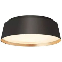 Elstead Lighting Asher FEASHER3FMB plafon 3x40 W czarny-złoty