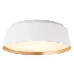 Elstead Lighting Asher FEASHER3FWHT plafon 3x40 W biały-złoty