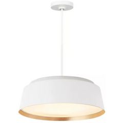 Elstead Lighting Asher FEASHER5PWHT lampa podsufitowa 5x60 W biała