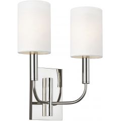 Elstead Lighting Brianna FEBRIANNA2PN kinkiet 2x60 W nikiel