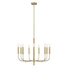 Elstead Lighting Brianna FEBRIANNA9BB lampa wisząca x60 W mosiądz