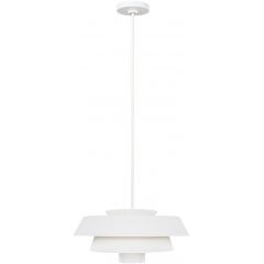 Elstead Lighting Brisbin FEBRISBINMW lampa wisząca 1x60 W biała