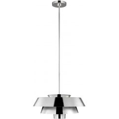 Elstead Lighting Brisbin FEBRISBINPN lampa wisząca 1x60 W nikiel