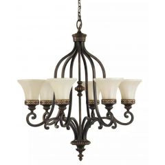 Elstead Lighting Drawing Room FEDRAWINGROOM6 lampa wisząca 6x60 W
